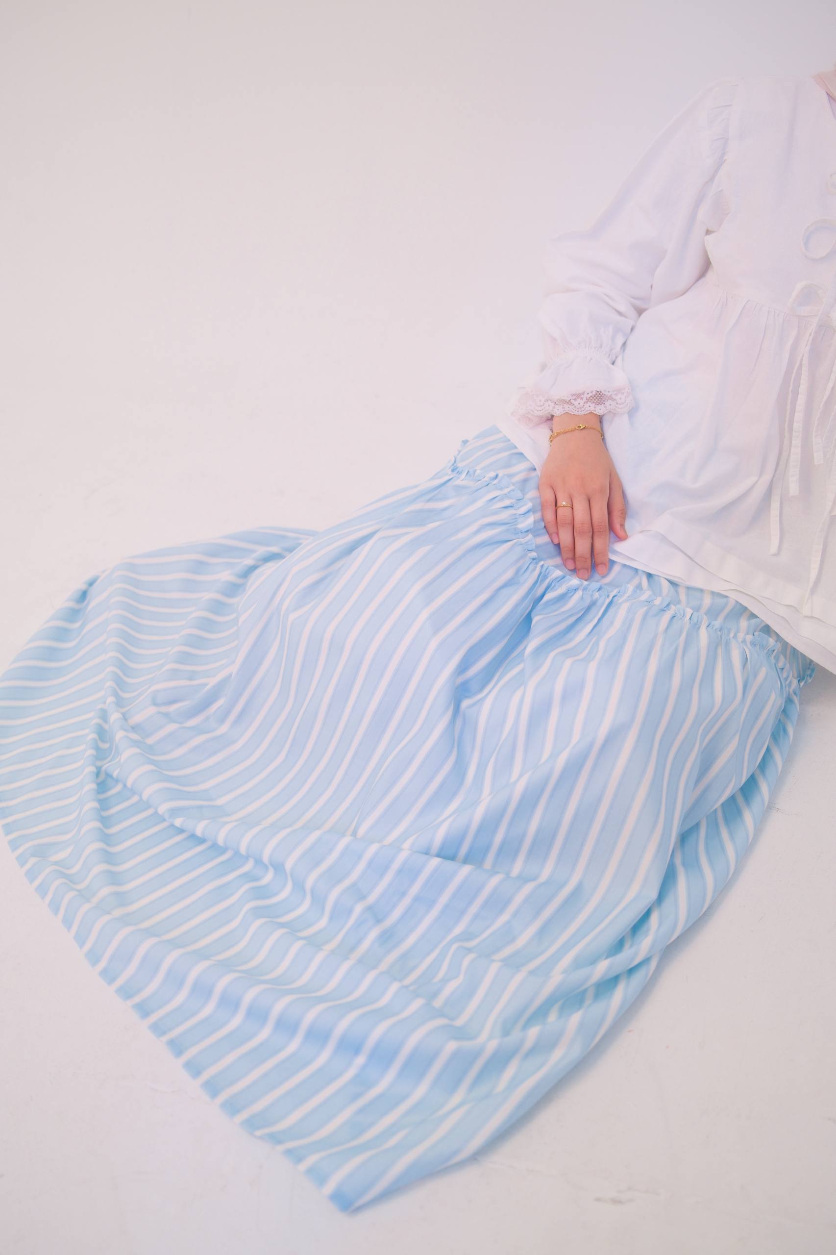 Bonbons Skirt – Blue Pea