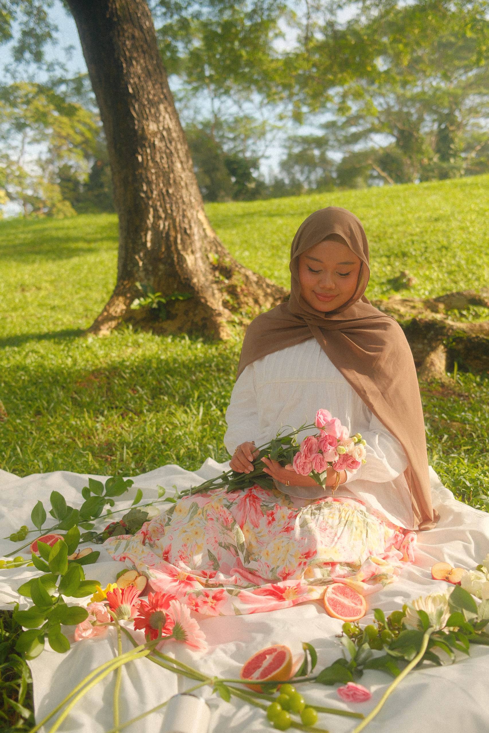 Flaura Skirt - Hibiscus