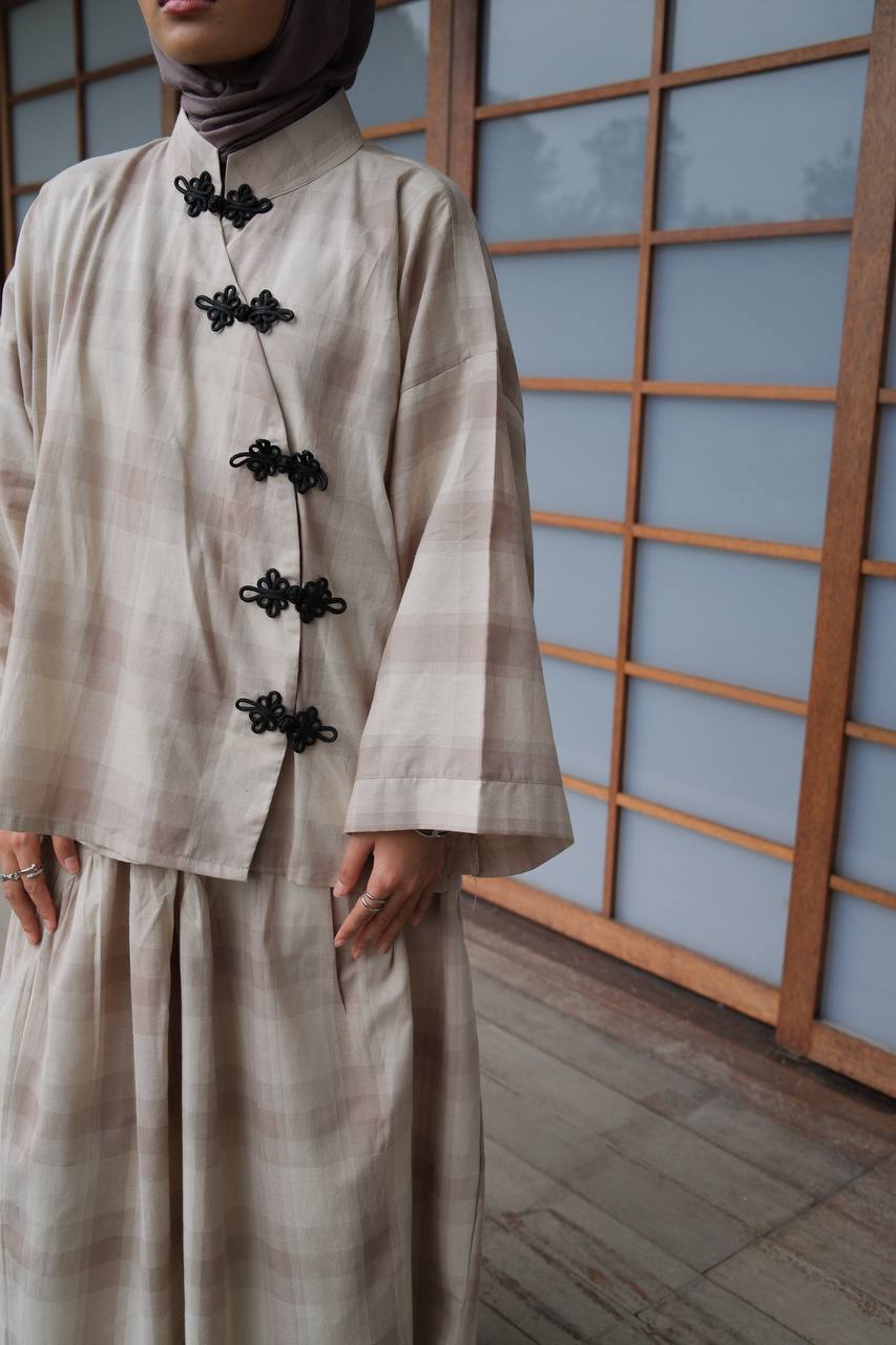 Nara Cheongsam - Rattan